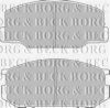 BORG & BECK BBP1196 Brake Pad Set, disc brake